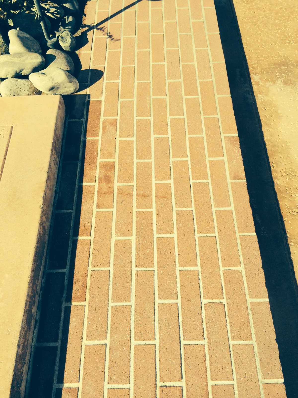 Brick walk after.