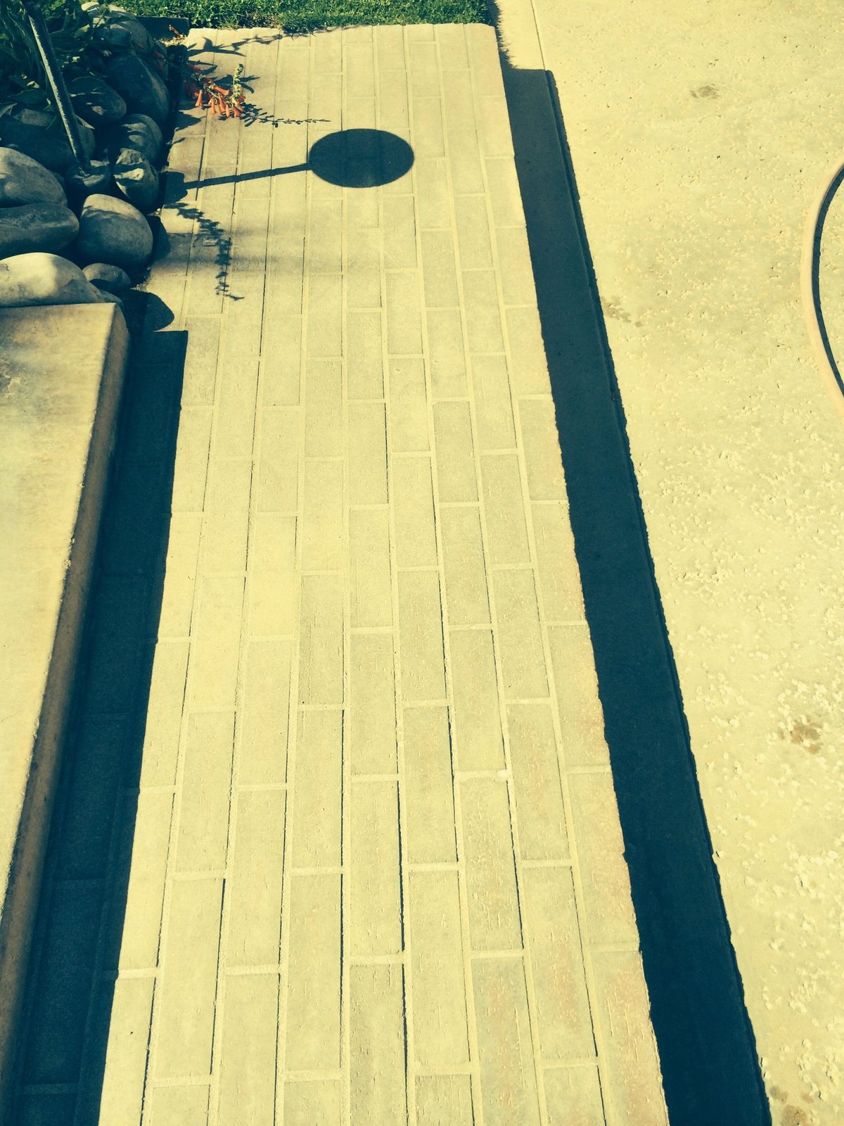 Brick — before.