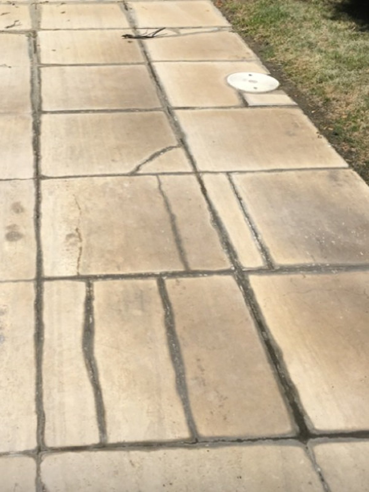 Travertine — before.